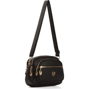 Adelina Bags Kadın Çapraz Askılı Günlük Siyah Omuz Çantası