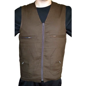 Her Mevsim Kullanılabilen Pamuklu Kumaş  Çok Cepli Iş Yelek - Avcı Yelek 5 Beden 5 Renk Seçenekli