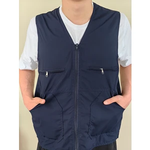 Her Mevsim Kullanılabilen Pamuklu Kumaş  Çok Cepli Iş Yelek - Avcı Yelek 5 Beden 5 Renk Seçenekli