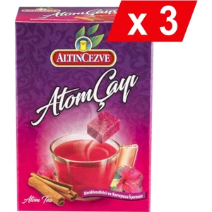 Atom Küp Çay 140 G - 3lü Paket