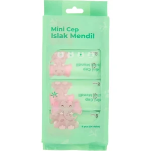 Fil Yeşil Mini Cep Islak Mendil