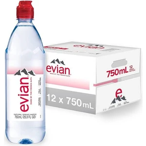 Natural Mineral Water 750ml Sports Cap (Pack of 12 x 75cl)