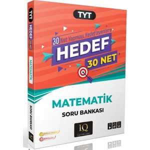 IQ Yayınları Tyt Hedef 30 Net Matematik Soru Bankası