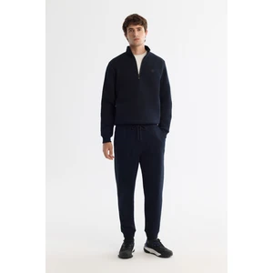 Erkek Lacivert Rayon Örme Kumaş Eşofman Altı B003403
