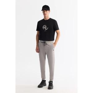 Erkek Taş Rayon Örme Kumaş Eşofman Altı B003403