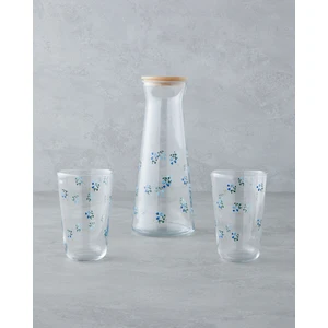 Bloom Cam 3 Parça Su Takımı 1150 ml + 400 ml Mavi