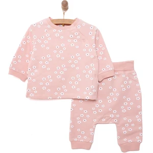HelloBaby Yenidoğan Zıbın-Rahat Bel Patiksiz Alt 2li Takım Unisex