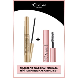 L'oréal Paris Telescopic Maskara - Siyah + Paradise Mini Maskara