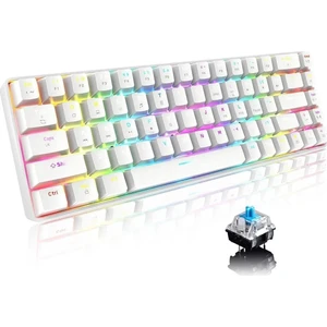 T60 Mavi Switch Mekanik Klavye Kablolu Gaming Oyuncu Klavyesi