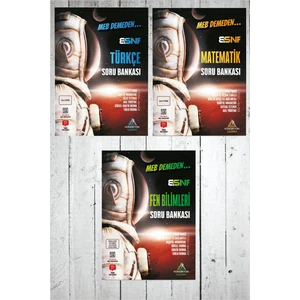 Üçgen Akademi   (Sınıf: 8)  Meb Demeden Önce Türkçe / Matematik / Fen Bilimleri Soru Bankası