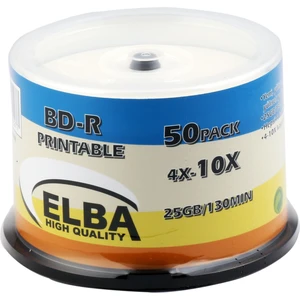 Blu-Ray Bd-R 10X 25Gb 50Li Cake Box Prıntable