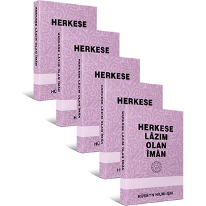 Herkese Lâzım Olan Îmân - 5 Adet - Hüseyn Hilmi Işık
