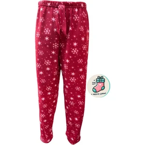 Cepsiz Kışlık Polar Kadın Pijama Altı Tek Alt JE34 - Çorap Hediyeli