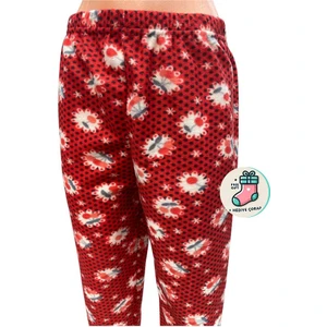 Cepsiz Kışlık Polar Kadın Pijama Altı Tek Alt JE33 - Çorap Hediyeli