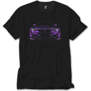 Bmw Violet Car Siyah Tişört