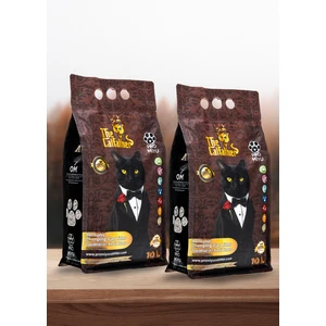 2X10 Litre Aktif Karbonlu Kokusuz Doğal Bentonit Premium Cat Litter Tozsuz ve Süper Topaklanan