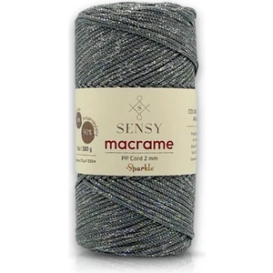 Premium Simli 200 gr Polyester Makrome Ipi 2 mm - 230 M Supla Ip ve Çanta Ipliği