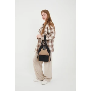 14021 Lacivert-K.bej Kadın Sırt Çantası