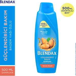 Güçlendirici Bakım Badem Yağı Özlü Şampuan 500 Ml