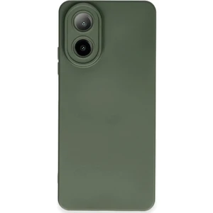 Oppo A38 Kılıf Mara Lansman Silikon Mat Soft Kamera Korumalı Koyu Yeşil