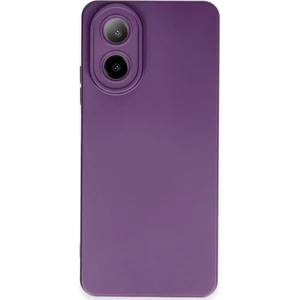Oppo A38 Kılıf Mara Lansman Silikon Mat Soft Kamera Korumalı Mor