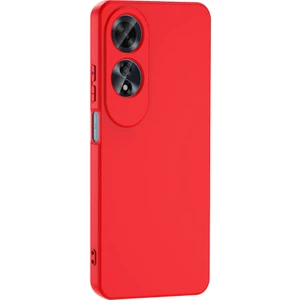 Oppo A60 Kılıf Mara Lansman Silikon Mat Soft Kamera Korumalı Kırmızı