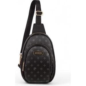 Pierre Cardin Monogram Siyah Kadın Body Bag 05PC24K821-MN