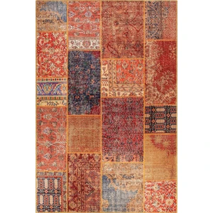 Patchwork Desenli Salon Halısı, Jazz Şönil |Pamuk-Polyester| Multi Halı Al 16