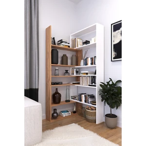 Aden Dekoratif Köşe Kitaplık