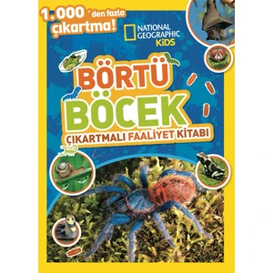 National Geographic Kids Börtü Böcek Çıkartmalı Aktivite Kitabı