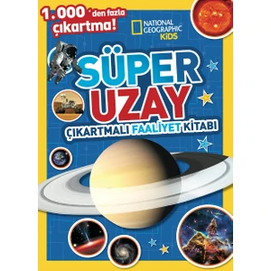 National Geographic Kids Süper Uzay Çıkartmalı Aktivite Kitabı