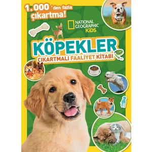 National Geographic Kids Köpekler Çıkartmalı Aktivite Kitabı
