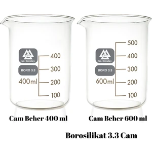 Cam Beher Setleri Kısa Form Laboratuvar