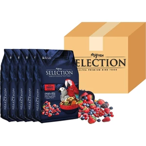My Yem Selection Gerçek Meyve Parçalı Papağan Yemi 750gr ( 5 Li Paket )