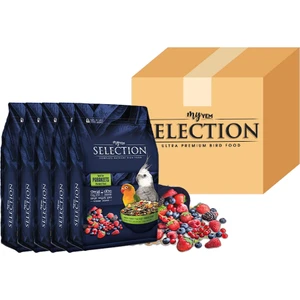 My Yem Selection Gerçek Meyve Parçalı Paraket Yemi 1kg ( 5 Li Paket )