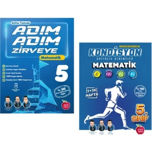 Newton Yayınları (5. Sınıf)  Matematik Adım Adım Zirveye Etkinlikli Konu Anlatımlı Soru Bankası / Kondisyon Deneme 37 Hafta