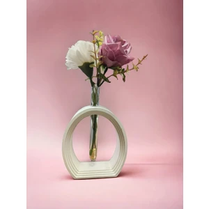 Digi Monster Elişi Hijyenik ve Eşsiz Masaüstü Modern ve Ölümsüz  Vazo 15 cm  x 13 cm  x 4 cm