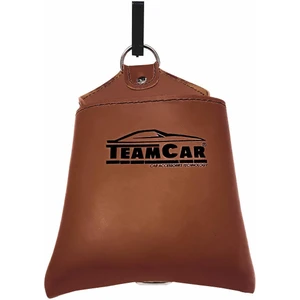 Team Car Teamcar Araç Içi Düzenleyici Çok Amaçlı Deri Kese Kahverengi