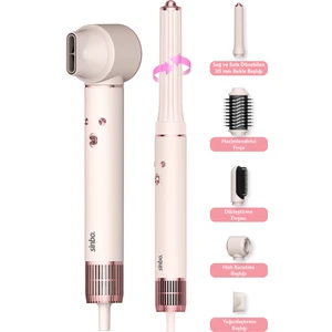 Pro  Compact Uzun Multi-Styler Hava Üfleme 5in1 Saç Şekillendirici Bldc Motor SHD-1719