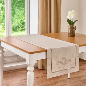 Soft Keten Runner - Antrasit - 40X130 cm