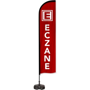 Bilsan Bayrak Eczane Logolu Yelken Bayrak Set