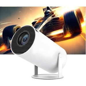 Idragon® HY300PRO Yeni Sürüm, Hızlı İşlemci, 4K Destekli Android 12 Akıllı Projeksiyon Cihazı 200ANSI 130 Inç Ekran Wifi Bluetooth HDMI