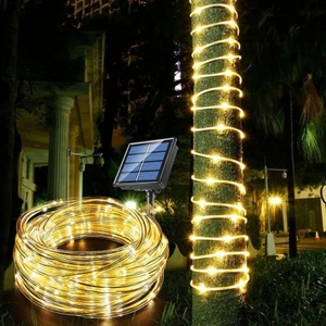100 LED 10 M Solar LED Işık Gün Işığı