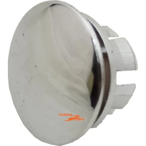 3 Adet Lavabo Yüzüğü - Bilezik Tapası - Parlak Plastik Körtapa - Krom Renk