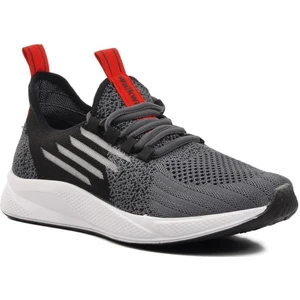 Füme-Siyah-Kırmızı  Spor Ayakkabı