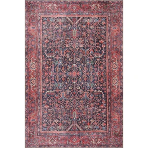 Vintage Salon Halısı, Blues Şönil Dokuma |Pamuk-Polyester|Kırmızı Halı Al 354