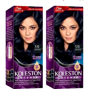 Wella Koleston Intense Saç Boyası 1/0 Mavi Siyah 2x