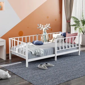 Montessori, Bebek ve Çocuk Karyolası 90 x 190  cm , Beyaz Renk