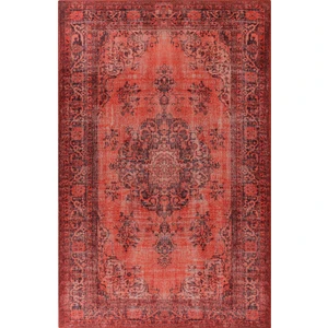 Vintage Salon Halısı, Blues Şönil Dokuma |Pamuk-Polyester|Kırmızı Halı Al 131