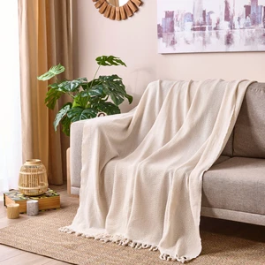 Soft Koltuk Şalı - Beyaz - 180X210 cm